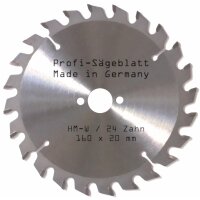 HM - Sägeblatt 160x20mm 24W