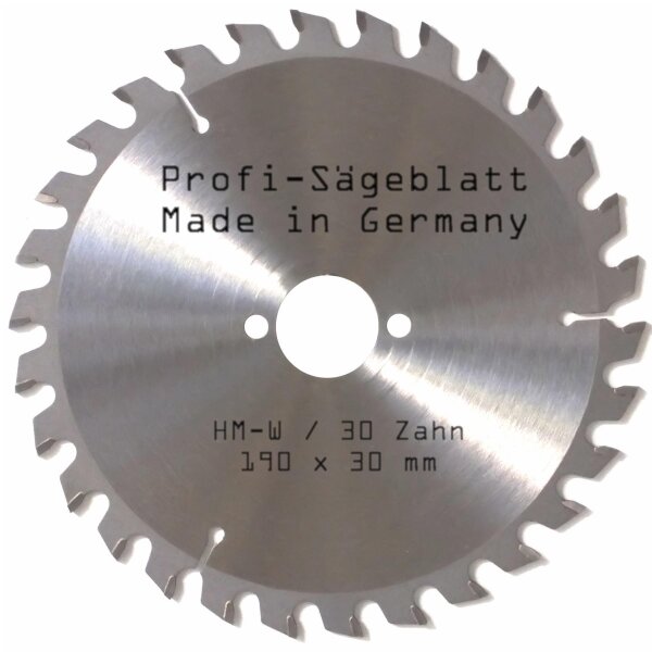 HM - Sägeblatt 190x30mm 30W