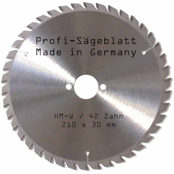 HM - Sägeblatt 210x30mm 42W