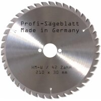 HM - Sägeblatt 210x30mm 42W