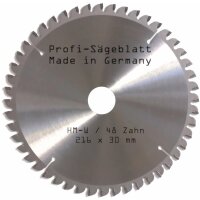 HM - Sägeblatt 216x30mm 48W negativ