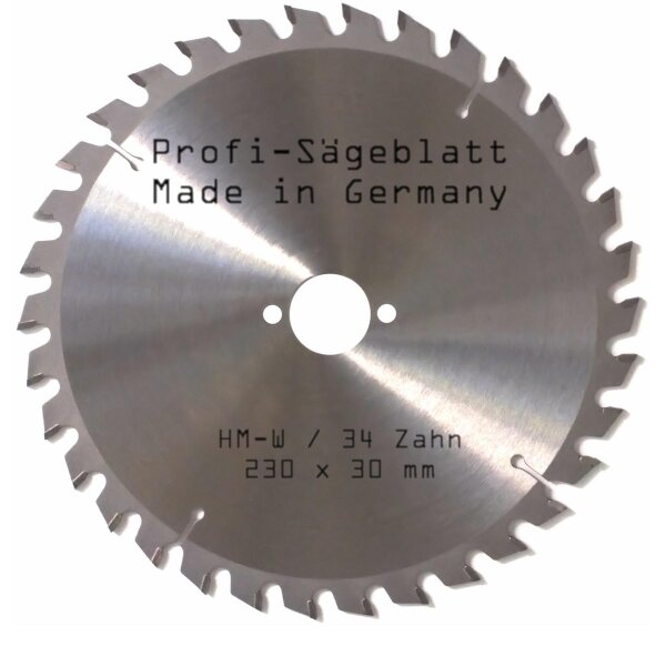 HM - Sägeblatt 230x30mm 34W