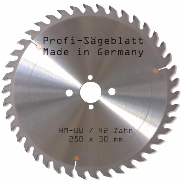 HM Sägeblatt 250x30mm 42UW