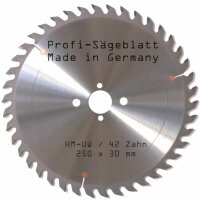 HM Sägeblatt 250x30mm 42UW