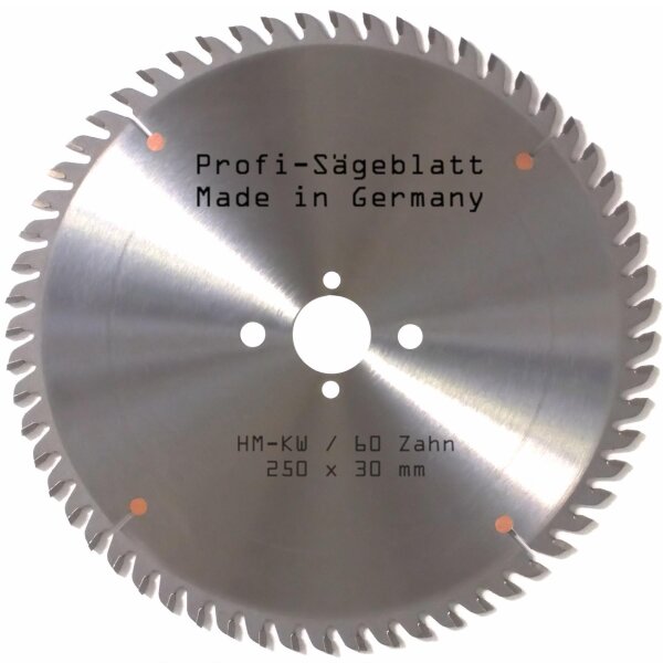 HM - Sägeblatt 250x30mm 60KW