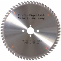 HM - Sägeblatt 250x30mm 60KW