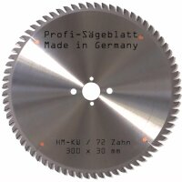 HM - Sägeblatt 300x30mm 72KW