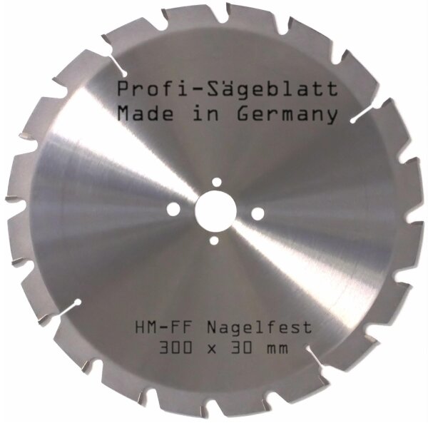 HM - Sägeblatt 300 x 30 mmØ 20FF