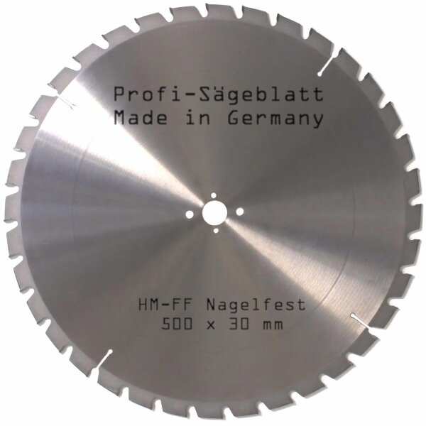 HM - Sägeblatt 500 x 30 mm 36FF