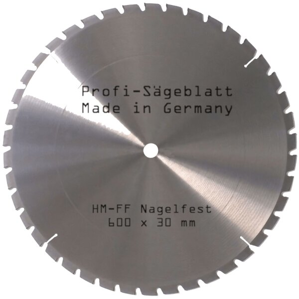 HM - Sägeblatt 600 x 30 mm 42FF