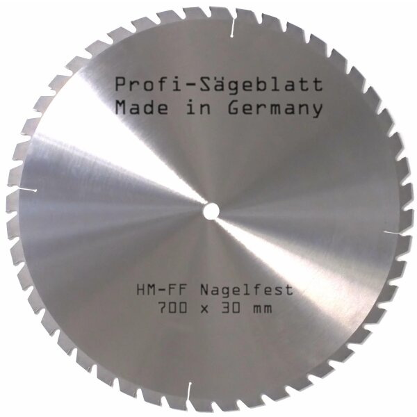 HM - Sägeblatt 700 x 30 mm 48FF