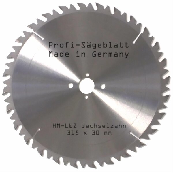 HM - Sägeblatt 315 x 30 mm 28LWZ