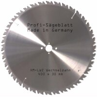 HM - LWZ-Wechsel-zahn Kreis-Säge-blatt 400 x 30 mm...