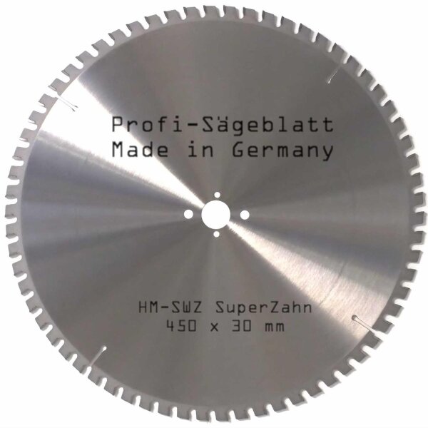 HM - Sägeblatt 450 x 30 mm 66SWZ
