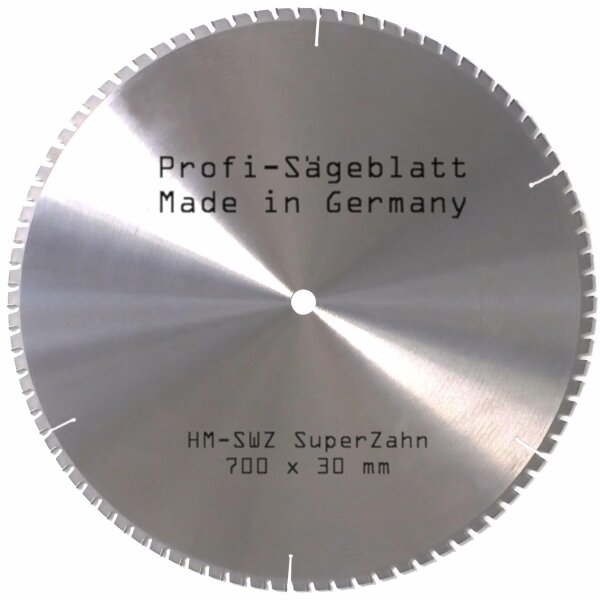 HM - Sägeblatt 700 x 30 mm 84SWZ