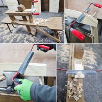 Zugmesser gerade Form für Holzarbeiten Zugeisen Ziehmesser