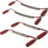 4 TLG Zugmesserset 2xgerade und  2xgebogenfür...