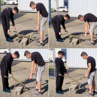 2-Mann Bordstein-Versetzzange 200 KG Tragkraft 55 cm...