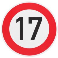 Original Verkehrszeichen Nr. 250 " 17km/h "