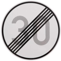 ORIGNAL Verkehrszeichen Nr. 278-30 " ENDE 30 km/h...