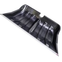 Grosse Schneeschaufel mit ergonomischen Alu-Stiel Schneeschieber 46 x 140 cm