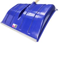 KST-Schneeschaufel 50 x 35 cm Blatt mit ALU-Kante, Holz-Stiel inkl. D-Griff