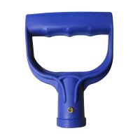 KST-Schneeschaufel 50 x 35 cm Blatt mit ALU-Kante, Holz-Stiel inkl. D-Griff