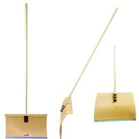 Holz-Schneeschieber mit Hartholzstiel und Patentbefestigung