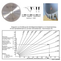 HM-Sägeblatt 300x30mm 96TF Negativ Flachzahn...
