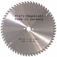 HM-Sägeblatt 400x30mm 60UW Universell Wechselzahn...