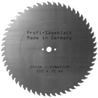 CV-Sägeblatt 550 x30 mm 56CV Chrom Vanadium...