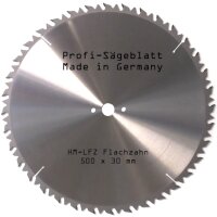 HM-Sägeblatt 500 x 30 mm 36LFZ Kreissägeblatt...