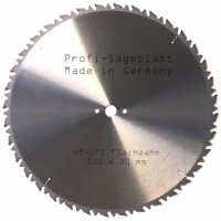 HM-Sägeblatt 550 x 30 mm 36LFZ Flachzahnung...