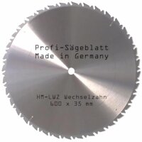 HM-Sägeblatt 600 x * 35 * mm LWZ 36Z Wechselzahn...