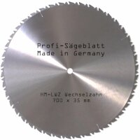 HM-Sägeblatt 700 x*35*mm LWZ 42Z Kreissägeblatt...