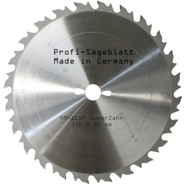 HM-Sägeblatt 350x30mm Z= 24 SUPER-LWZ Kreissägeblatt Bau Hartmetall Wechselzahn