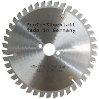 HM-Sägeblatt 160x20mm Z= 42 TFN NEGATIV Hartmetall...