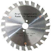 HM Sägeblatt 160 x 20 mm 24SWZ...