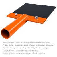 Stoßscharre 15 cm breit ohne Stiel