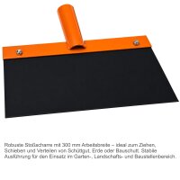 Stoßscharre 30 cm breit ohne Stiel