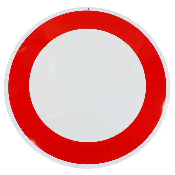 Original Verkehrsschild Nr. 250 Verbot für Fahrzeuge aller Art 600mm Schild RA1