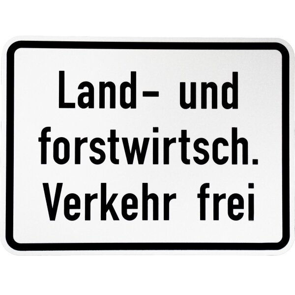 ORIGINAL Verkehrszeichen 1026 - 38 Land- und forstwirtschaftlicher Verkehr frei