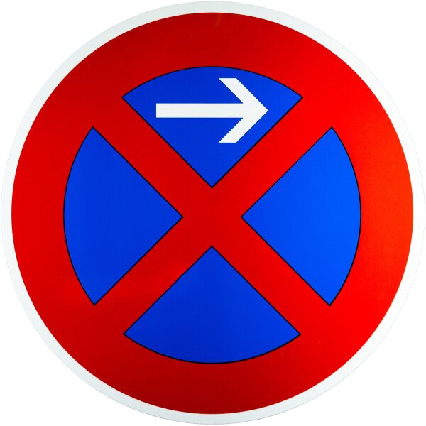 ORIGINAL Verkehrszeichen Nr 283-21 Absolutes Halteverbot Anfang Links RA1