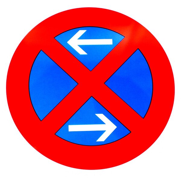 ORIGINAL Verkehrszeichen Nr 283-30 Absolutes Halteverbot Mitte Rechtsaufstellung