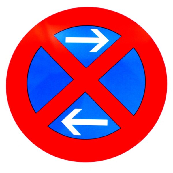 Verkehrszeichen Nr. 283-31 * Absolutes Halteverbot Mitte Linksaufstellung *