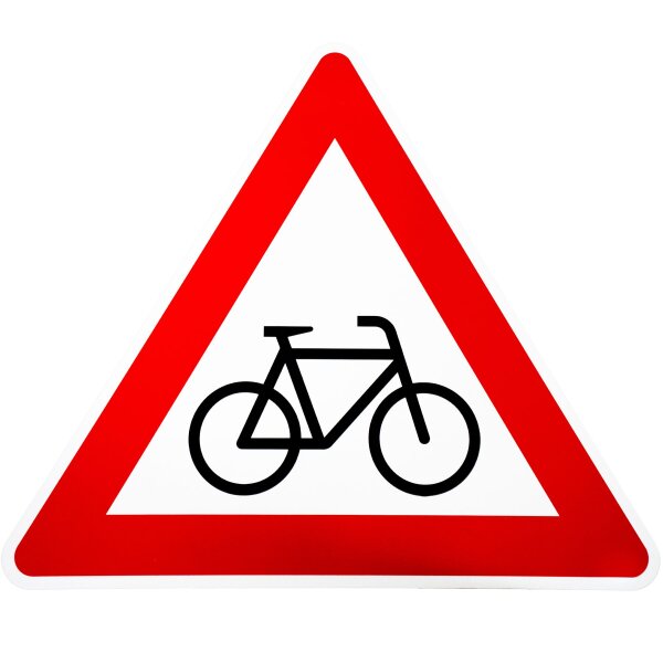 ORIGINAL Verkehrszeichen Nr 138-20 " Rad-verkehr " Links RA1 Strassen-schild 630