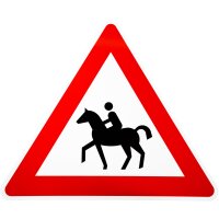 ORIGINAL Verkehrszeichen 101-13 " REITER-Symbol...
