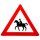 ORIGINAL Verkehrszeichen 101-13 " REITER-Symbol " Strassen-schild Pferd 900 mm