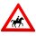 Original Verkehrszeichen 101-23 REITER-Symbol Links Strassen-schild Pferd 630mm