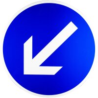 ORIGINAL Verkehrszeichen Nr 222-10 " Vorgeschriebene...